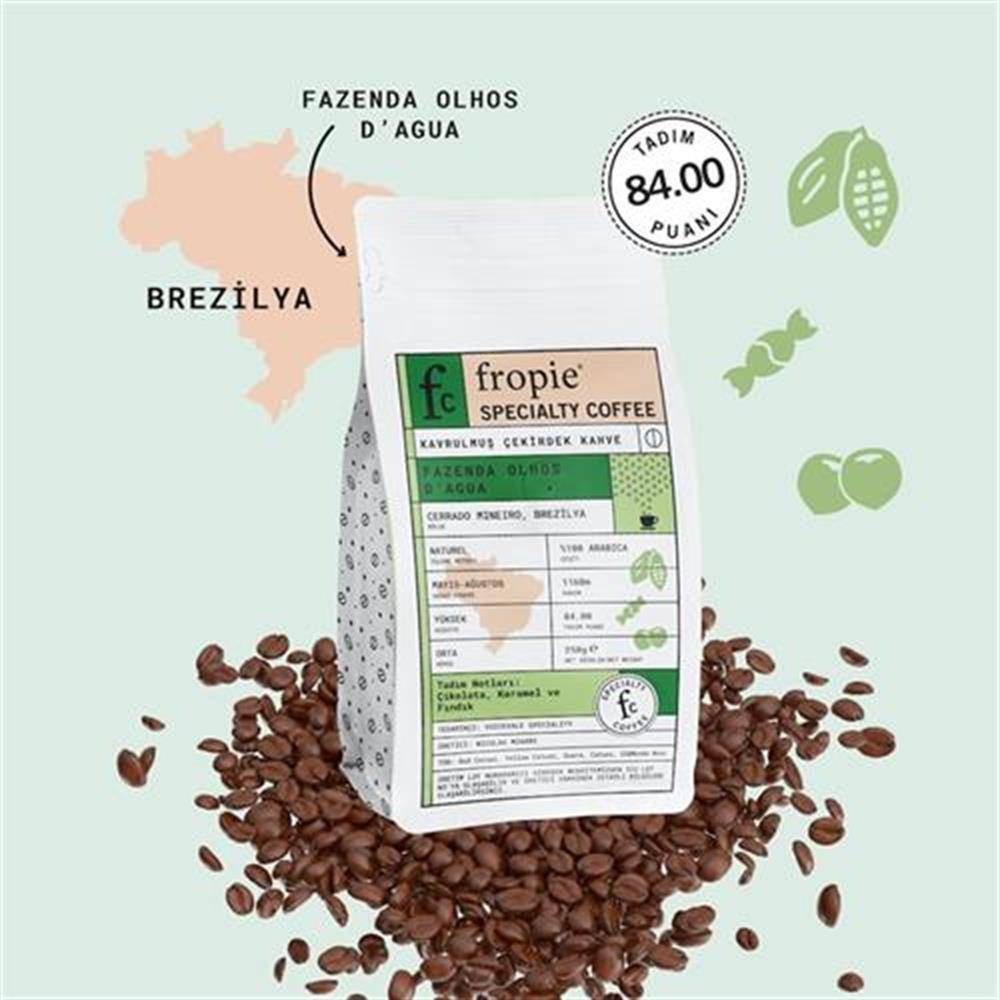 Fropie Öğütülmüş Nitelikli Kahve Brezilya 250 Gr