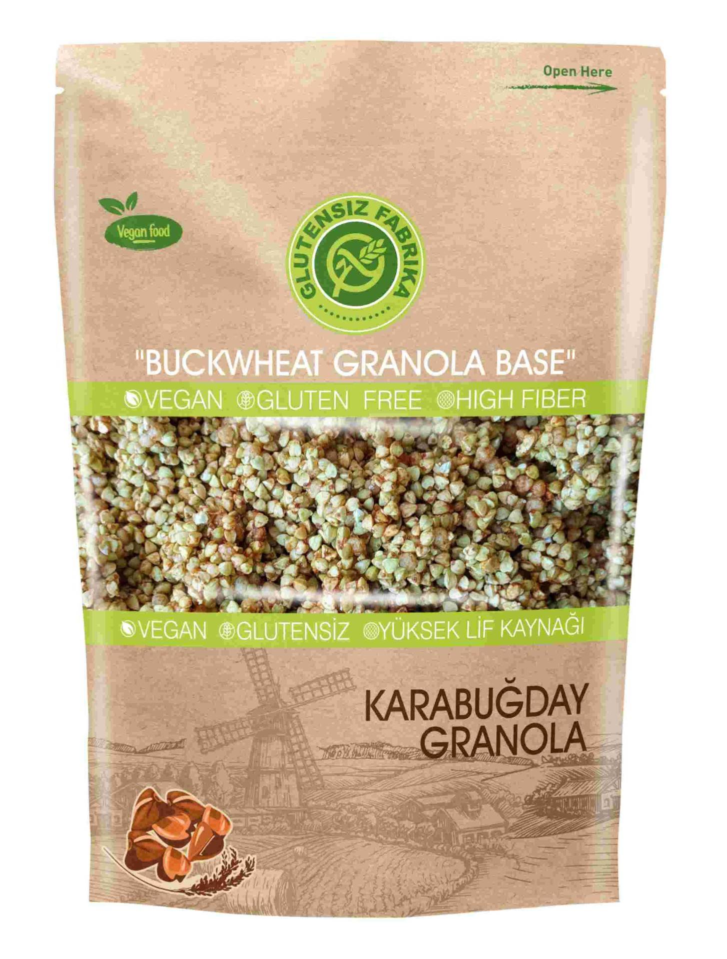 Glutensiz Fabrika Karabuğday Granola 300 Gr thumbnail