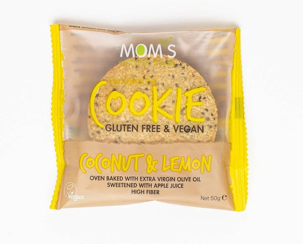 Mom's Glutensiz Hindistan Cevizi & Limon Cookie 50 Gr