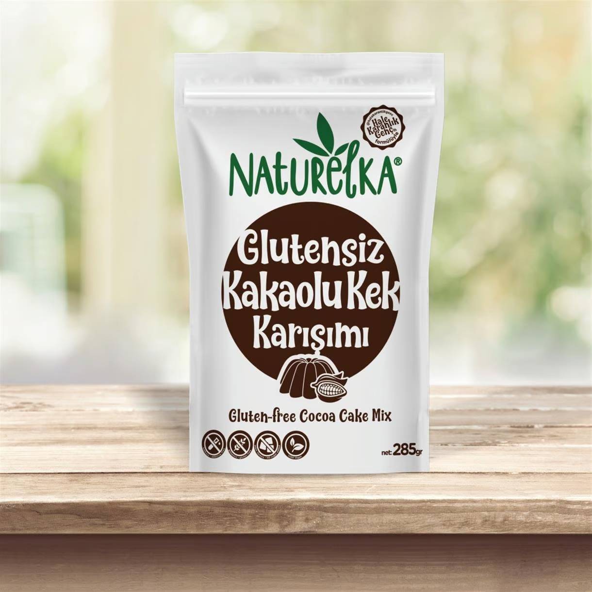Naturelka Glutensiz Kakaolu Kek Karışımı 285 Gr thumbnail